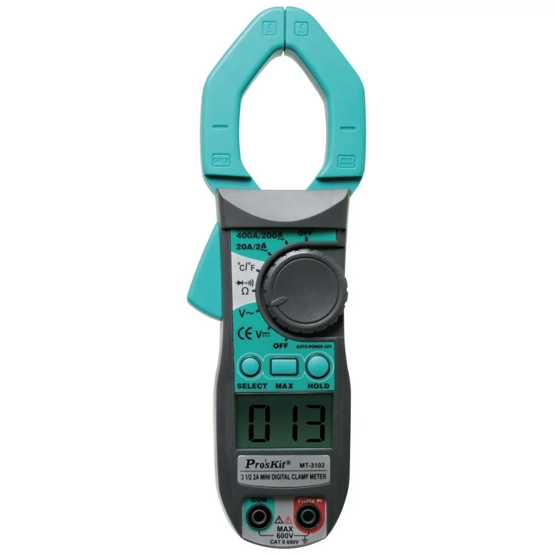 Proskit MT-3102 Clamp Meter Multimeter Current Clamp Meter AC/DC Digital Ammeter Low Voltage Display Data Holding Diode Test