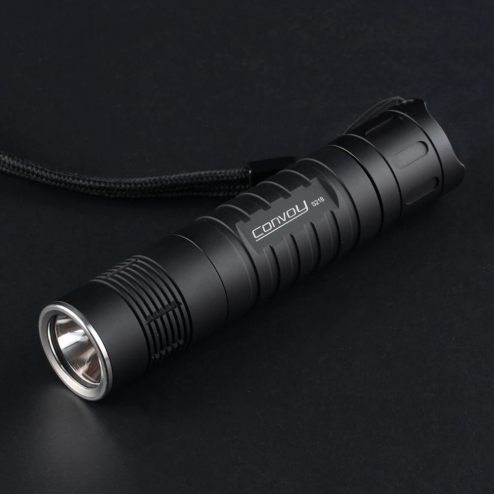 Convoy S21B Flashlight Luminus SST40 Led Inside S2 Plus 21700 Version Torch Flash Light Portable Linterna Camping Hiking Latarka