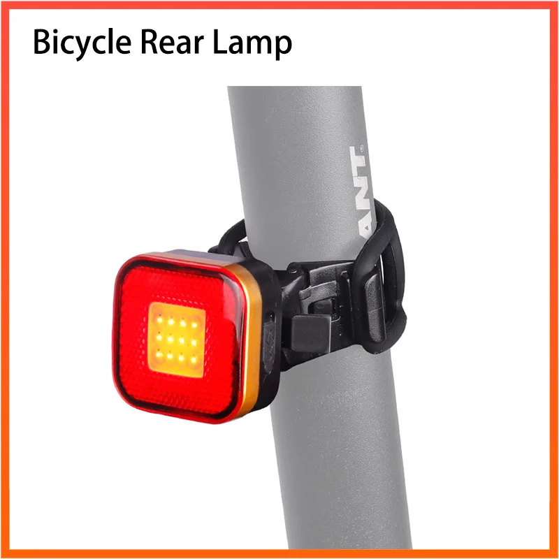 Bicycle Rear Lamp Aero Blade Round Seatpost Mount W/ Bag Clip Up to 50 Hours USB Charge LED COB Lantern Night Warning Light