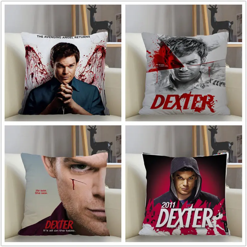 Musife New Custom Dexter Pillowcase Sofa Decorative Cushion Cover Pillowcase Home Decor Drop Shipping Wholesale