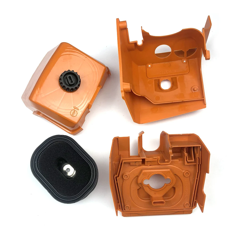 1 set Cylinder Cover Air Filter Cover Filter Base Chainsaw accessories garden tool replacements for STIHL MS440 044.