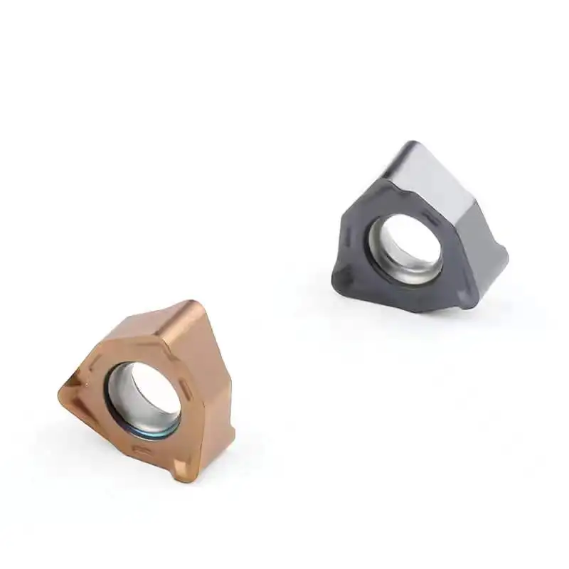 Herramienta de aleación WNMU040308, insertos de fresado de alimentación rápida hexagonal de doble cara, reemplazo de alta calidad APMT1135, WNMU