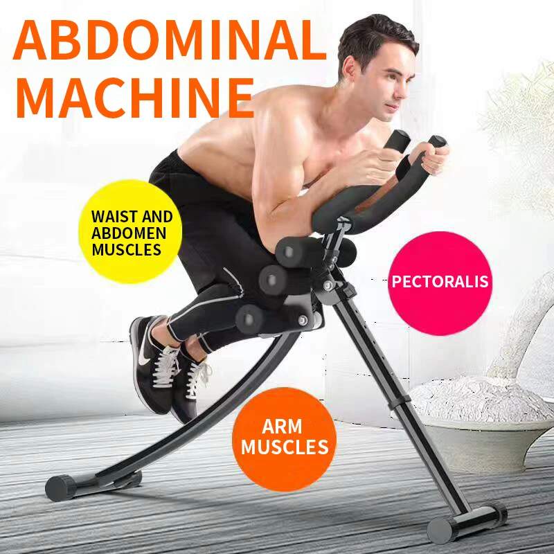 New type of abdomen machine, small waist fitness equipment, customized abdomen and waist machine, upright abdomen