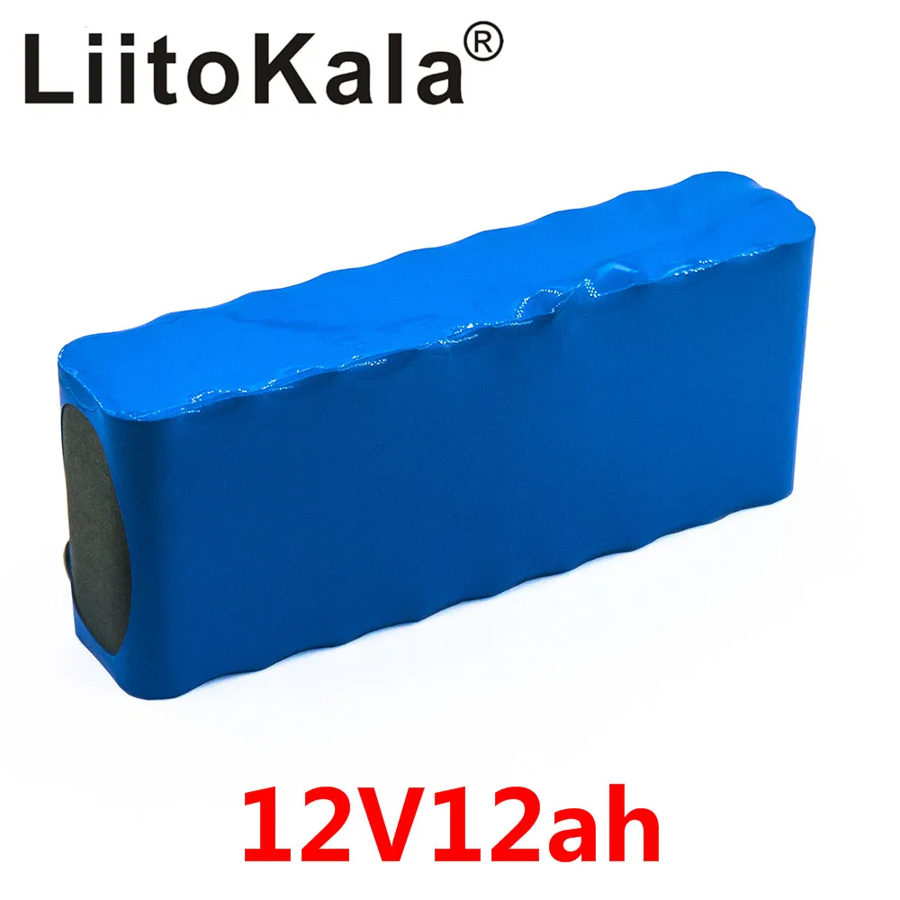 Liitokala 12v 12ah battery pack camera camera battery lithium ion charger recargable El, BMS bicicleta El ctrica de and charger