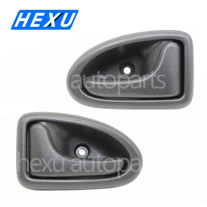 Left And Right Black Inner Door Handle For Renault Megane I 1996-2003 Clio II Trafic II 7700434716 8200641120