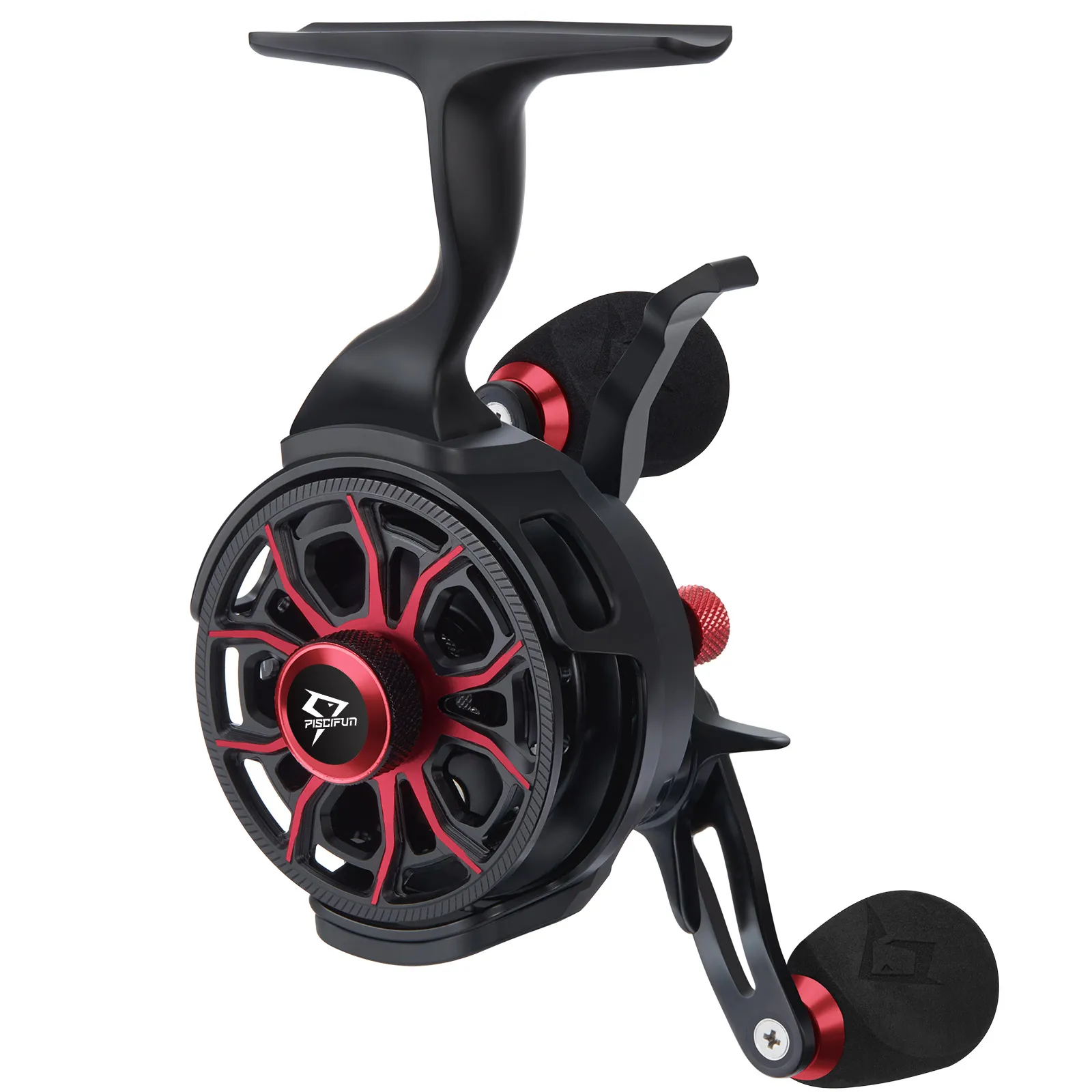 concept ice fishing reel Dr.Fish ELF Spinning 800 The 4 + 1 ball bearings with instant anti 13 Fishing Maven Inline Ice