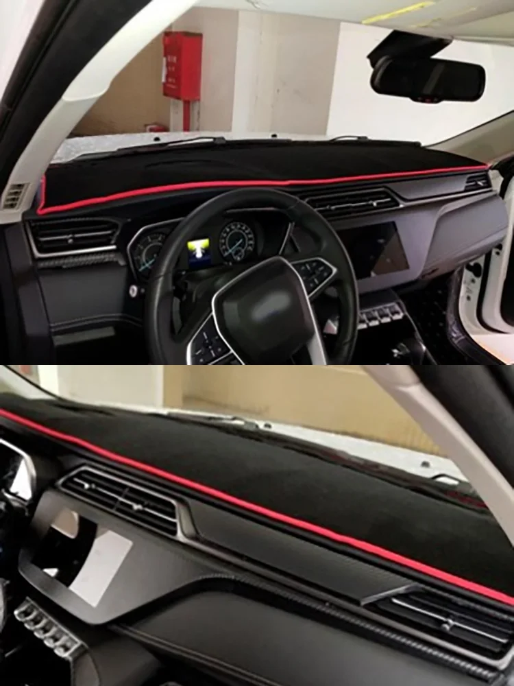 For Ford Territory 2019-2022 Car-Styling Dashmat Dashboard Cover Instrument Panel Protective Pad Dash Anti-Dirt Proof Ornaments