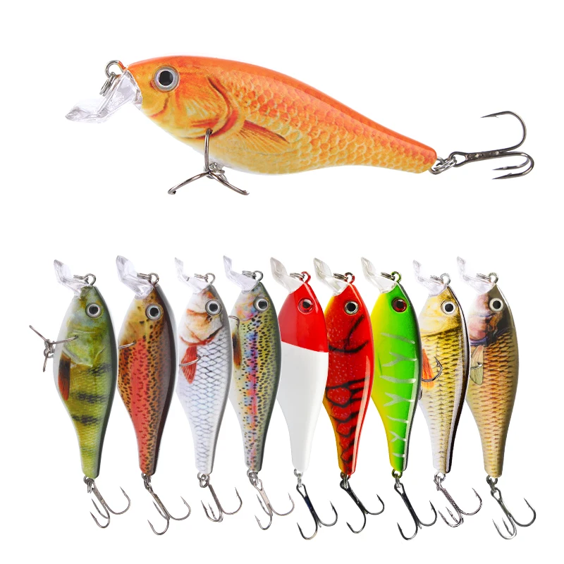 1pcs 8cm Top Quality Crankbait Hard Plastic Fishing Lure carp Bait Special curve Lip Fishing Tackle Pesca Isca Wobbler Floating
