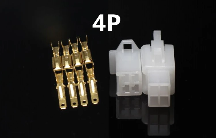 10set/lot 2.8mm 2/3/4/6/9 pin Automotive 2.8 Electrical wire Connector Male Female cable terminal plug Kits Motorcycle ebike car