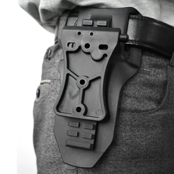Tactical Belt Paddle Hunting Gun Holster Paddle Pistol Holster Platform Belt Waist Paddle Adapter with 13-speed Adjustment