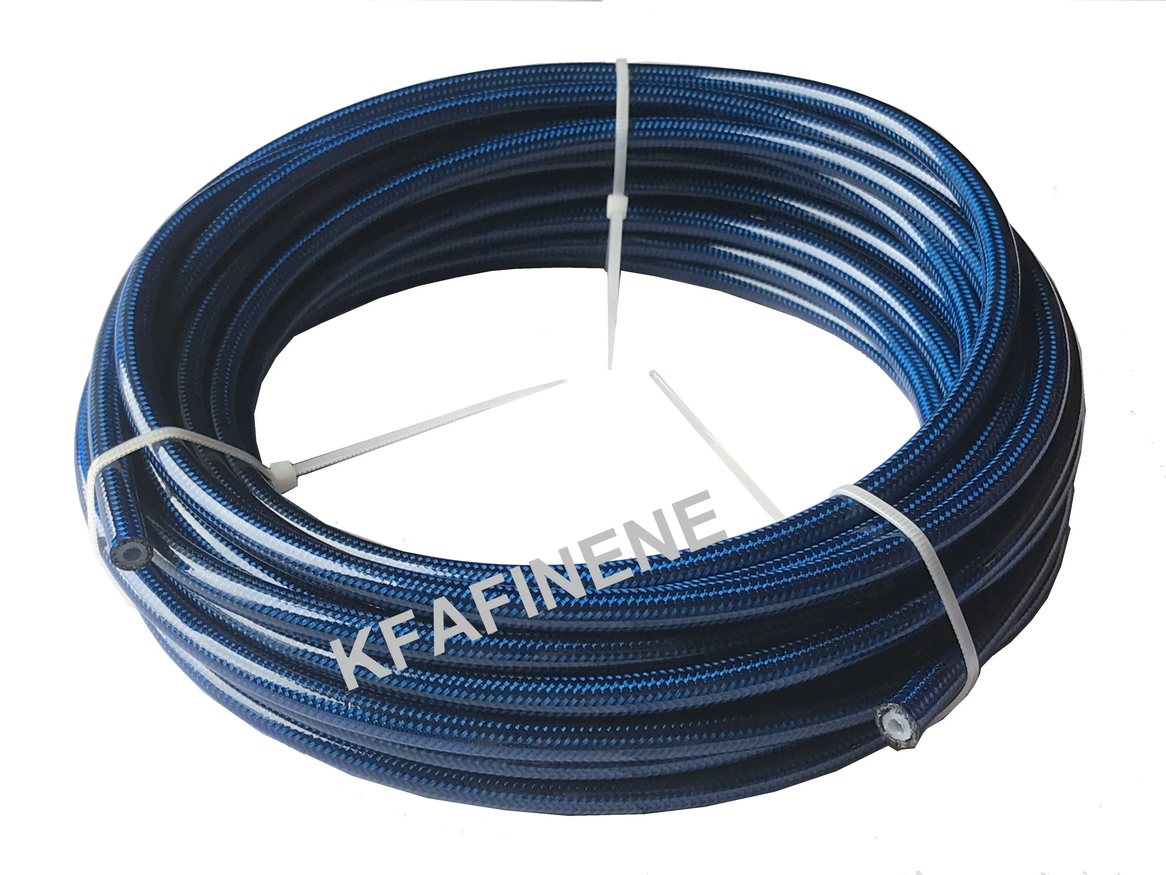 5M-ALL-ONE-LENGTH-AN3-ID-1/8 PU coated PTFE lined braided brake oil fuel air pump hose