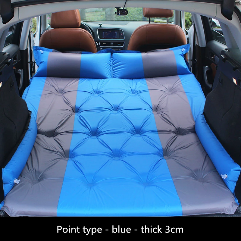 SUV Car Bed Camping Car Mattress Inflatable Car Mattress Moisture-Proof Pad Travel Bed Air Mattress Colchon Inflable Para Auto