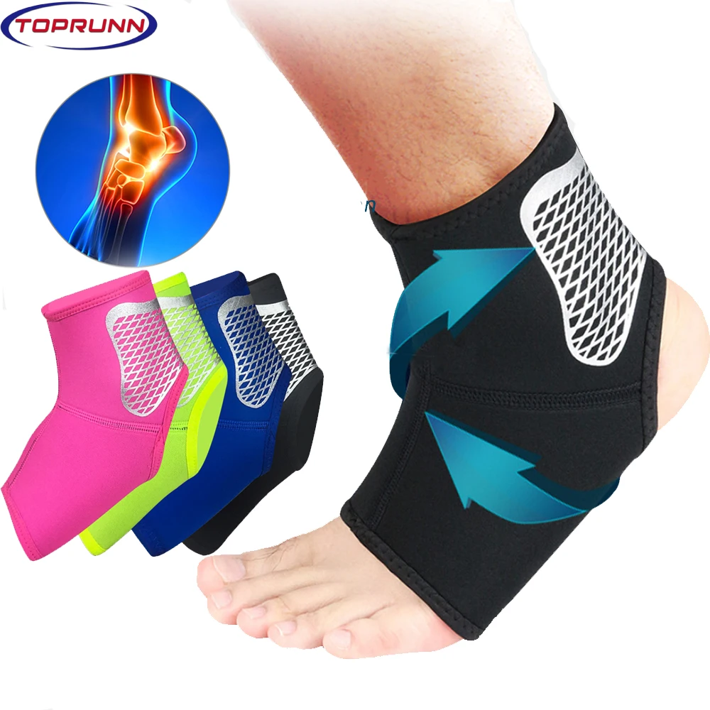 

Sport Ankle Support Men Women Brace Elastic High Protect Guard Band Safety Running Basketball Fitness Foot Heel Wrap Bandage