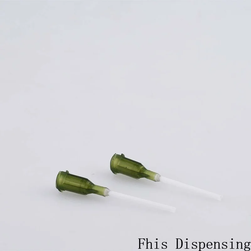 الغراء الاستغناء إبرة أنبوب طول 25 مللي متر 1 بوصة 14 جرام PP إبرة مرنة حزمة من 20