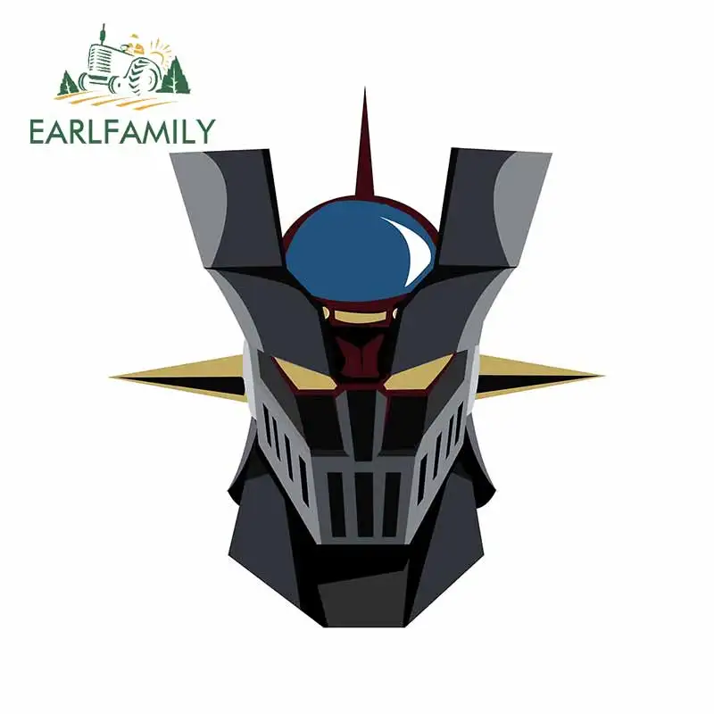 EARLFAMILY 13cm x 11.7cm for Mazinger VAN Car Stickers Waterproof Personality RV Decal Trunk Window RV Refrigerator Decoration