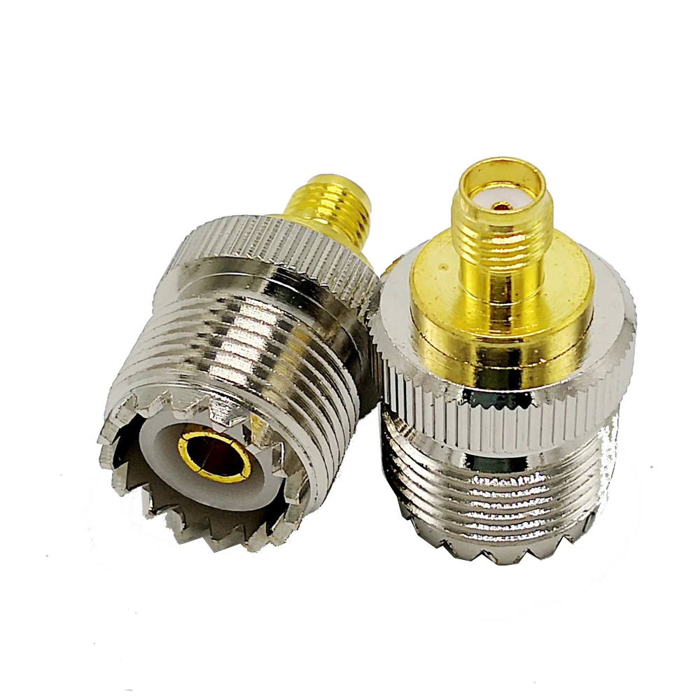 SL16 M Type To SMA Adapter SO239 To SMA UHF RF Coaxial Connector For Walkie Talkie Antenna 1Pcs