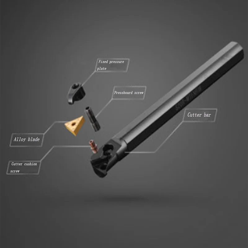 WALTETAP CNC Turning Tool 60 Degree Triangular Blade Inner Hole Fine Turning Tool Bar S16Q S20R S25S S32T S40T - MTFNR MTFNL 16