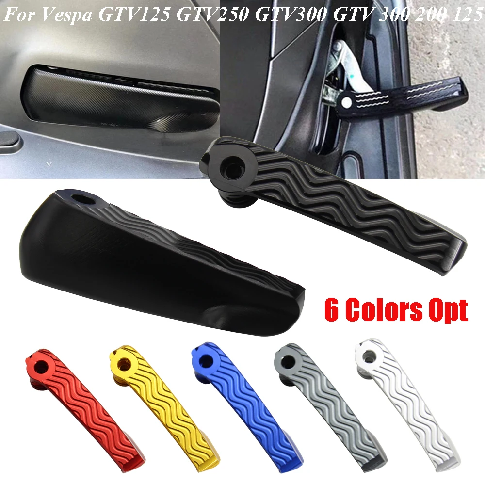 

For Vespa GTV125 GTV250 GTV300 GTV 300 200 125 Motorcycle Folding Footrests Foot Rests Pegs Rear Pedals Passenger Foot Peg