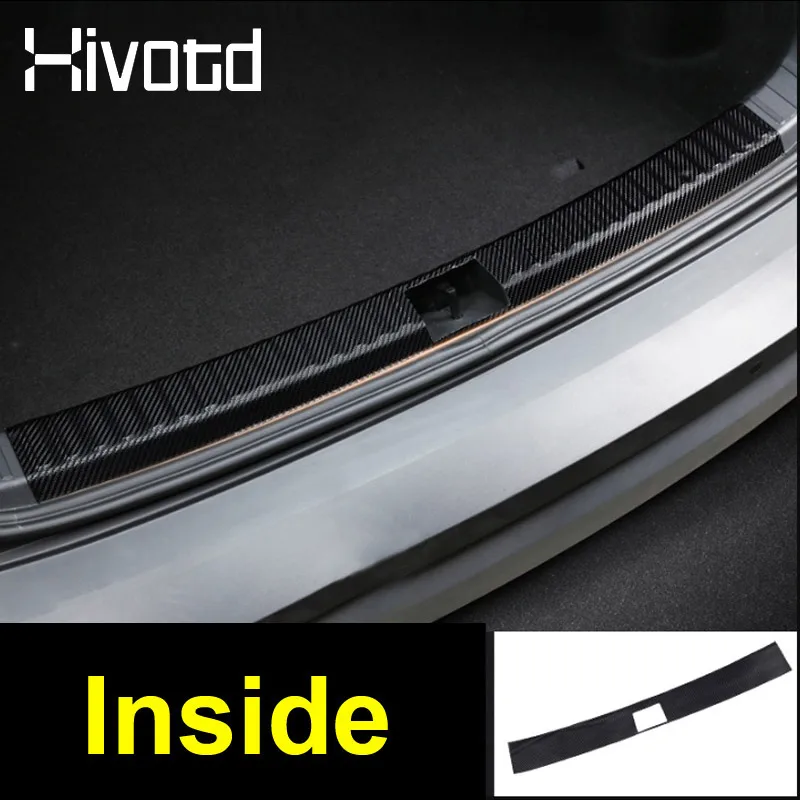 For Skoda Karoq 2023 2024 Car Accessories Rear Bumper Film Protection Cover Anti Scratch Wrap Film Trunk Guard Decoration Parts