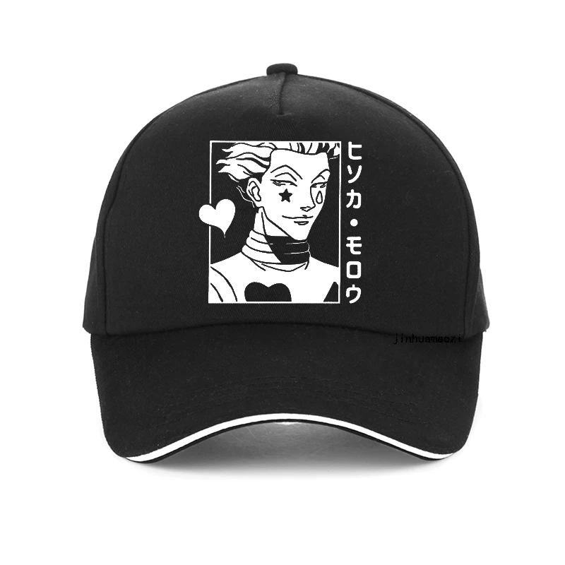 Hisoka Morow Japan Anime Women print baseball cap Harajuku pop men women Full-time hunter hip hop cap Hunter X Hunter hats