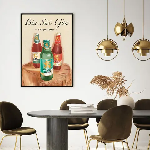 Vietnamesisk matkonsttryck Banh Mi Pho-posters Matlagning Foodie Vietnamesisk mat Canvastavlor Väggbilder Köksinredning 10 best sales pho - №2