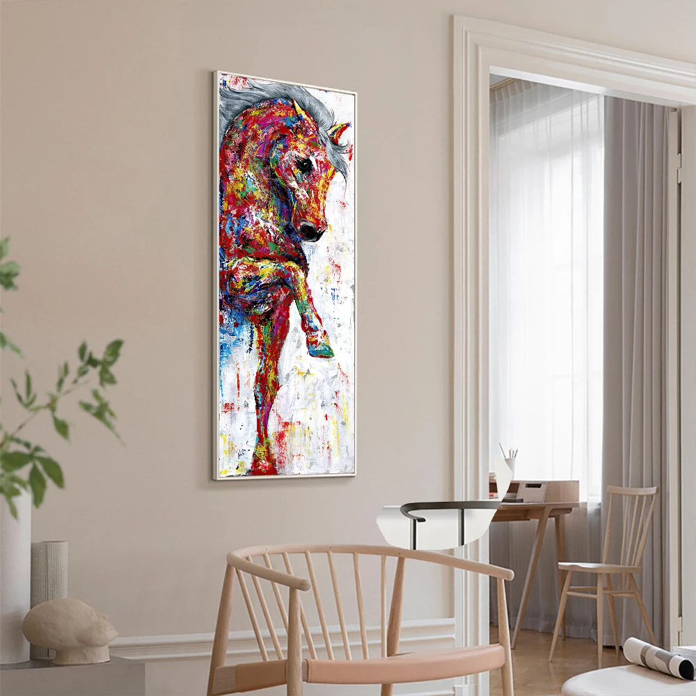 GATYZTORY 60*120cm large size Painting by numbers horse Pictures for the home animal Paintings on the wall