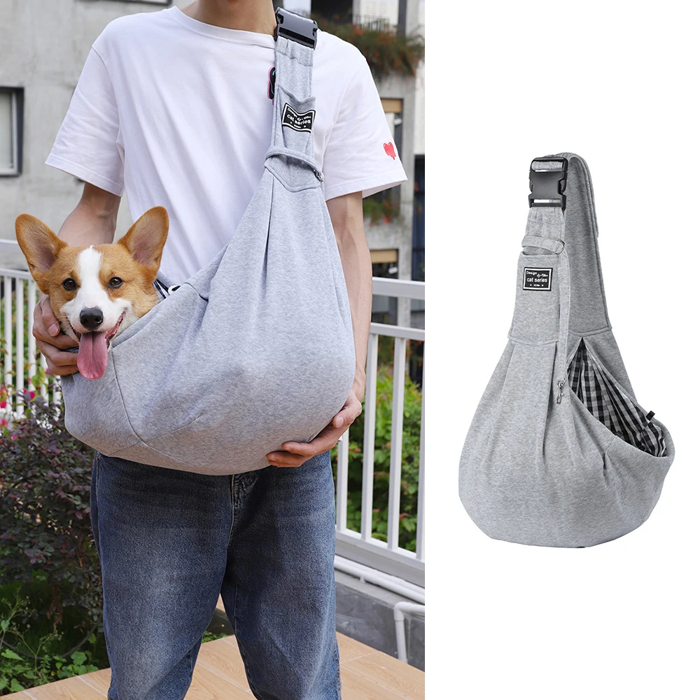 Bolsa de transporte para mascotas, bolso de hombro para cachorros de viaje al aire libre, bolso de mano cómodo para perros, bolso de mano para