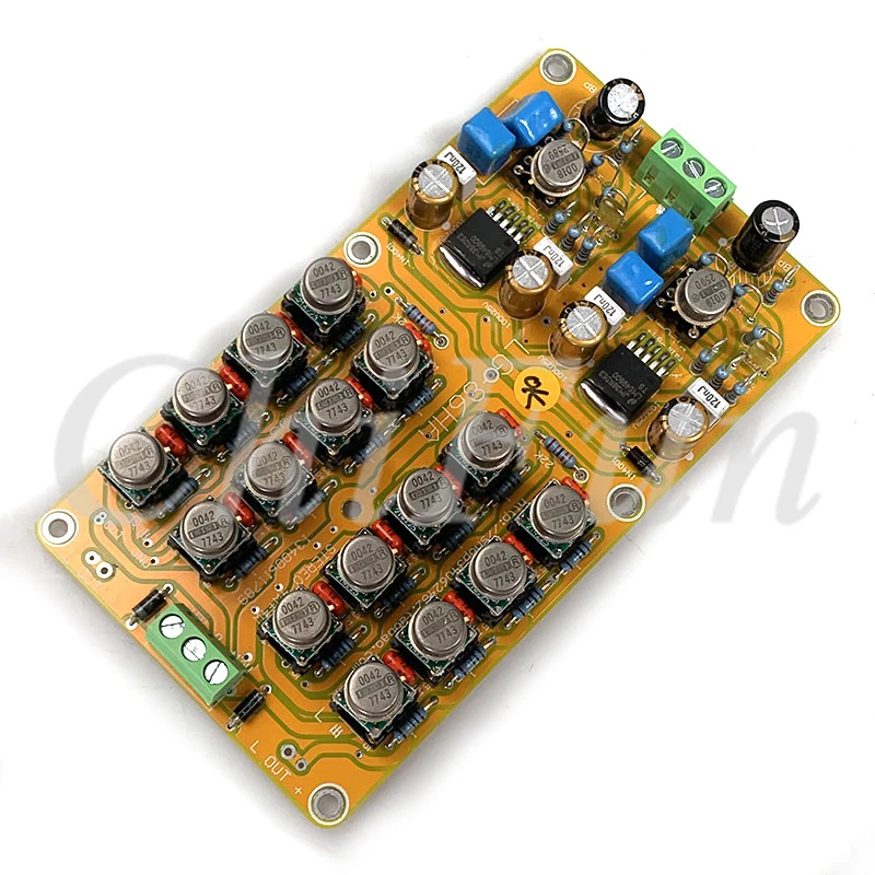 Golden Sealed OPA2111 + LME49600+Golden Sealed OPA445 High current fully balanced preamplifier board power amplifier board