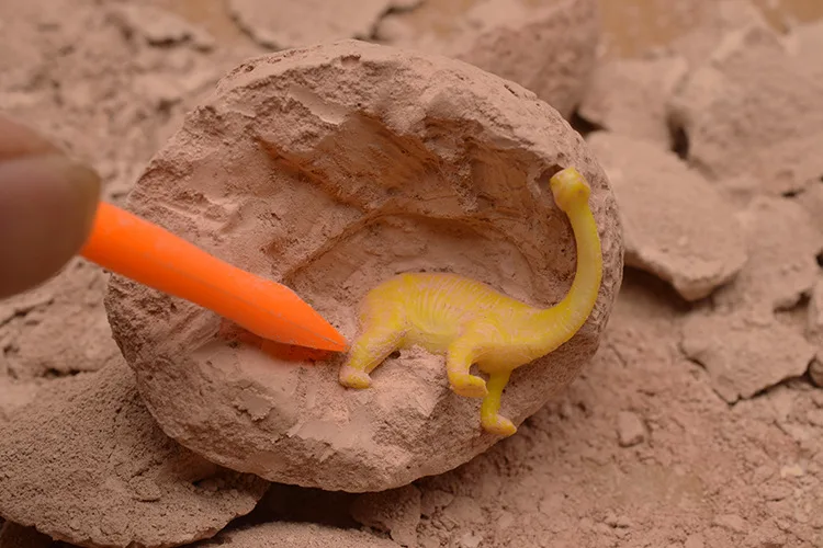 Juguetes Educativos de excavación de fósiles de dinosaurio, juguete de excavación arqueológica, modelo de ensamblaje DIY, regalos para niños,