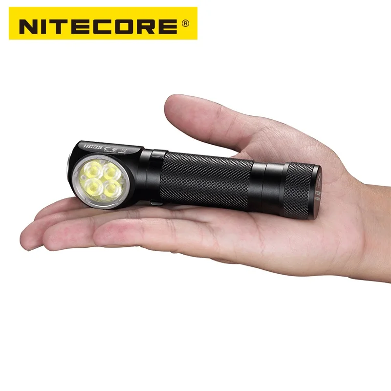 NITECORE HC35 Micro-USB charging headlamp  2700 Lumens for Outdoor/Camping