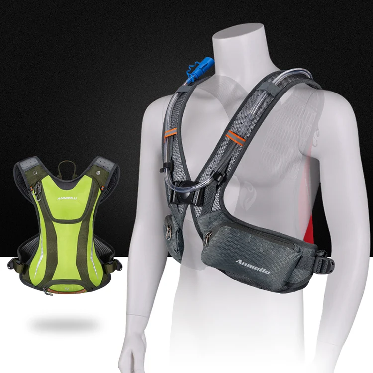 Wandern Trink Laufen Rucksack Männer 5L Camping Mit Wasser Flasche MTB Radfahren Rucksäcke männer Atmungsaktive Marathon Tasche Ausrüstung – Detail 8