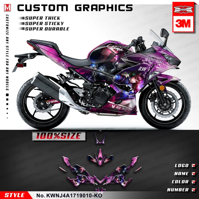 Stickers Kawasaki Ninja 400 | Ninja 400 Accessories Stickers - Motorcycle  Fairing - Aliexpress