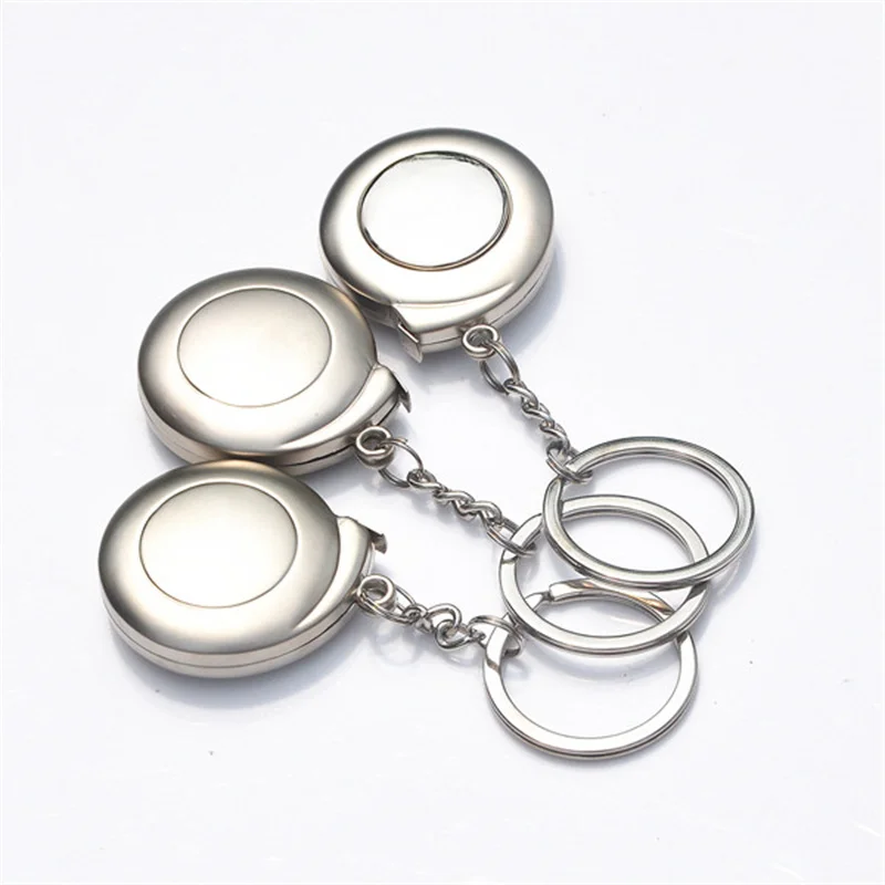 WINTAPE Mini 1M Measuring tool Stainless Steel Telescopic tape measuring Key chain design