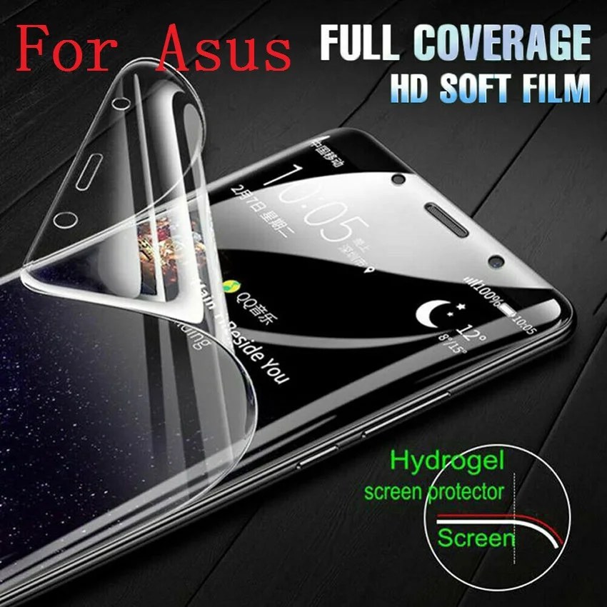 Full Cover Hydrogel Film For ASUS Zenfone 7 ZS670KS 7 Pro ZS671KS Protection Film Plus Front Screen Protector