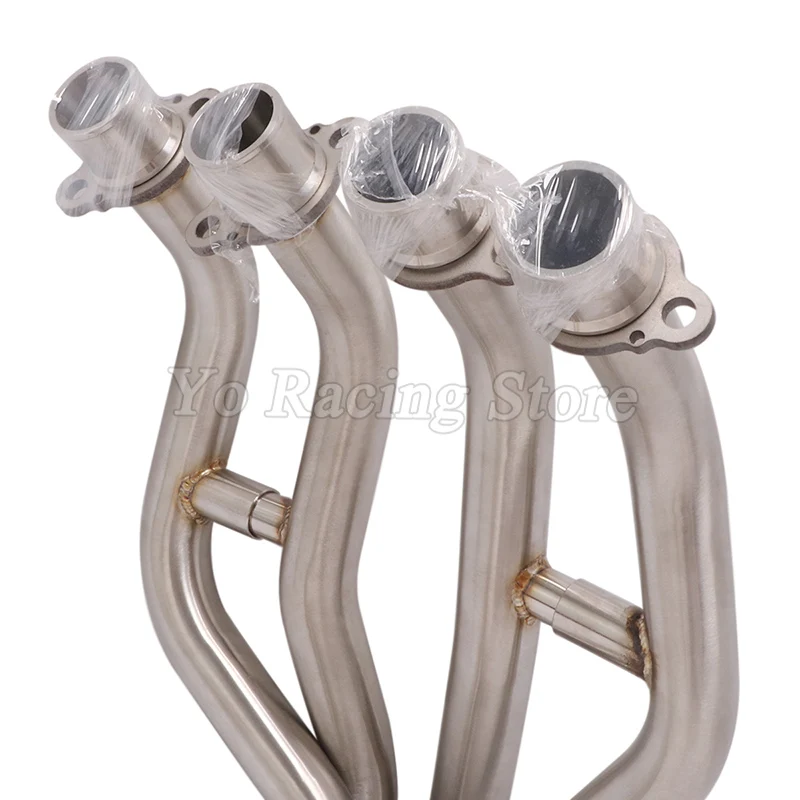 Slip On For KAWASAKi Ninja ZX25R ZX-25R 2020 2021 2022 2023 Motorcycle Exhaust System Escape  Front ​Link Pipe Connecting 51mm