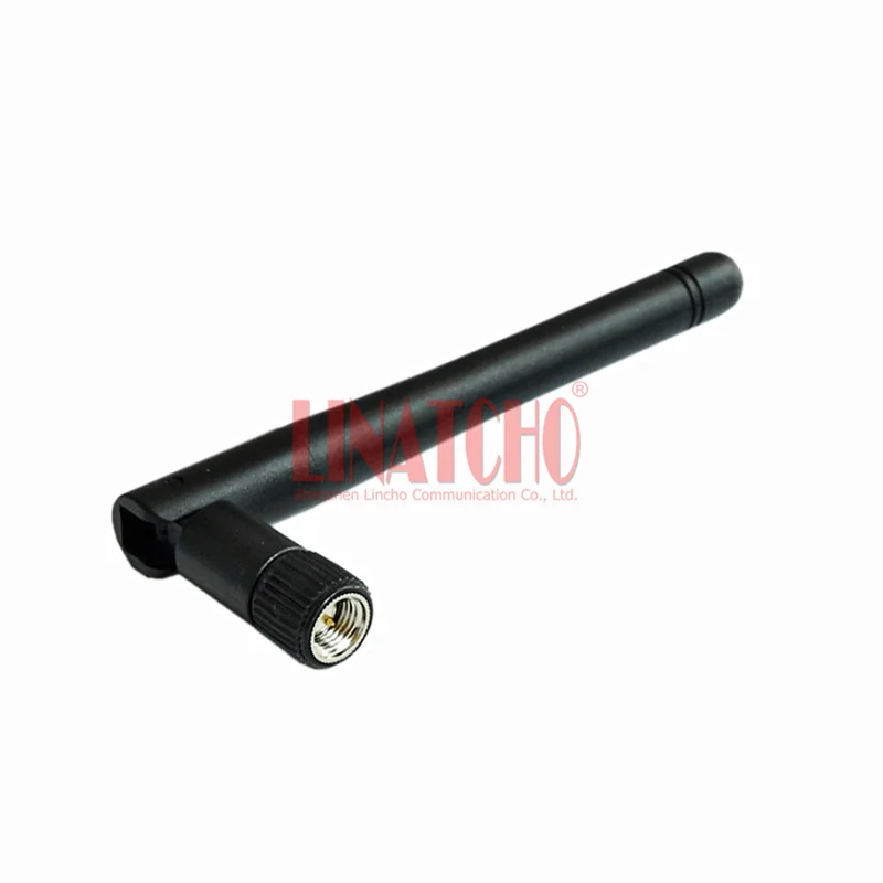 

2.4GHz 3DB can be Folded Black Small SMA Male Connector MINI WIFI Moden CCTV Antenna