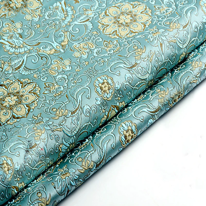 75x50cm Brocade silk Fabric Damask Jacquard Apparel Costume Upholstery Furnishing Curtain Clothing Material patchwork