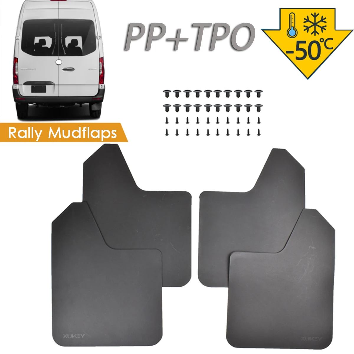 4X Universel Bavette de roue voiture Garde-boue pour Peugeot Renault