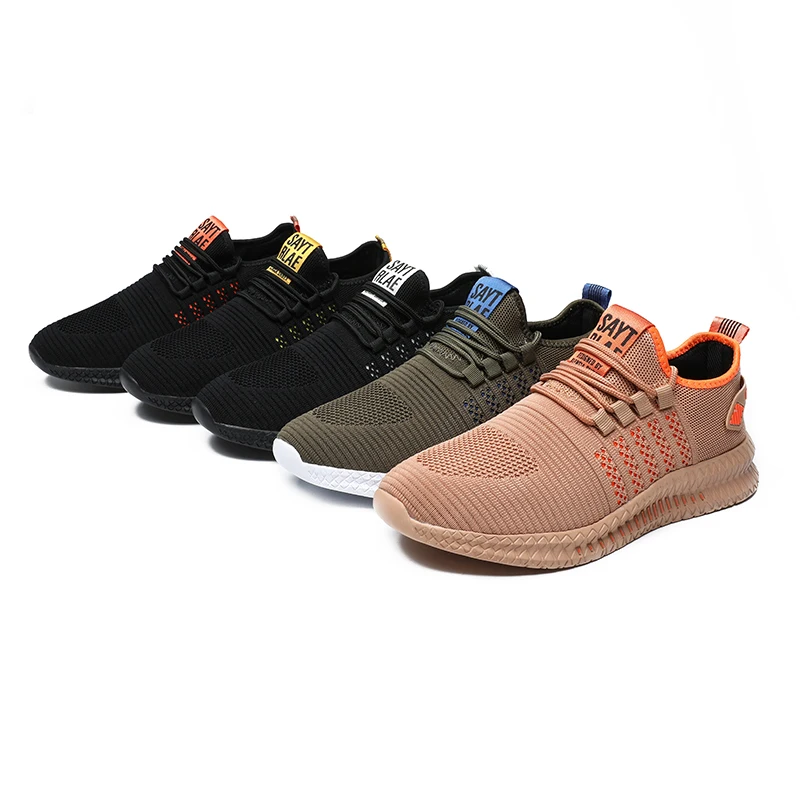 SMS New Men Sneakers Mesh Casual Running Shoes Lace-up Men Shoes Lightweight Vulcanize Shoes Walking Sneakers Zapatillas Hombre