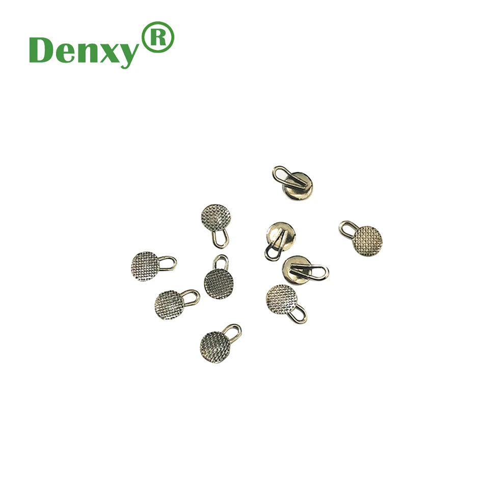 Denxy 30pc High Quality Orthodontic Lingual Buttons Orthodontic Lingual Cleat Dentist Clinic Orthodontic Bracket