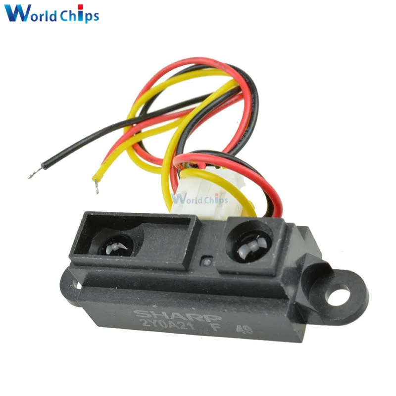 GP2Y0A21YK0F Distance Sensor Module 10-80cm Range Infrared IR Proximity Sensor Analog Outpute GP2Y0A21 Distance Sensor Board