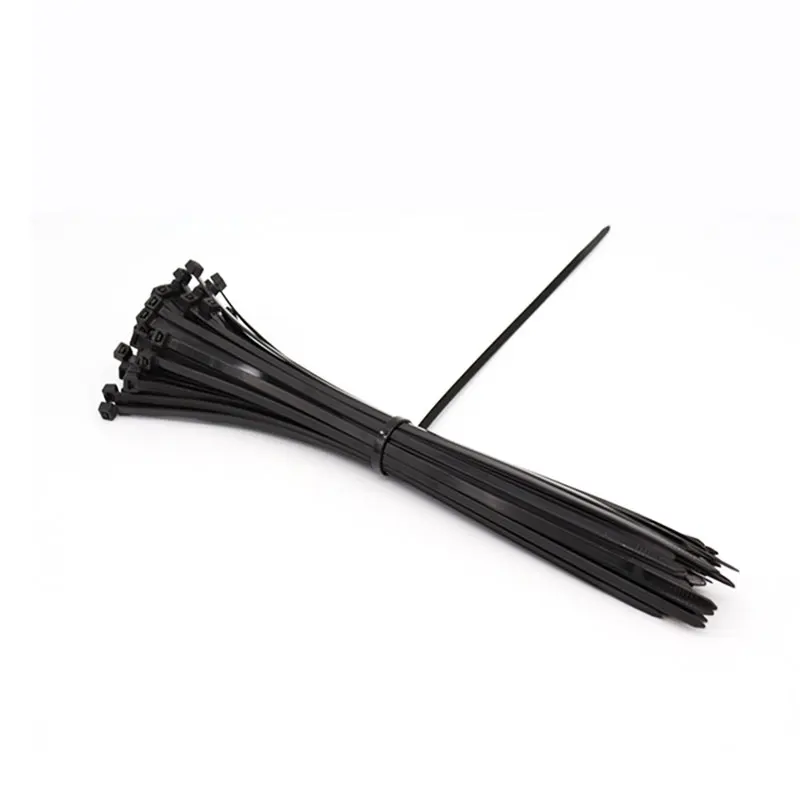 Nylon Cable Ties Self Locking Plastic Loop Wire Black 8x300 Wrap Strap Zip  Cable Fasten Organis Tension Belt Reusable Cable Tie