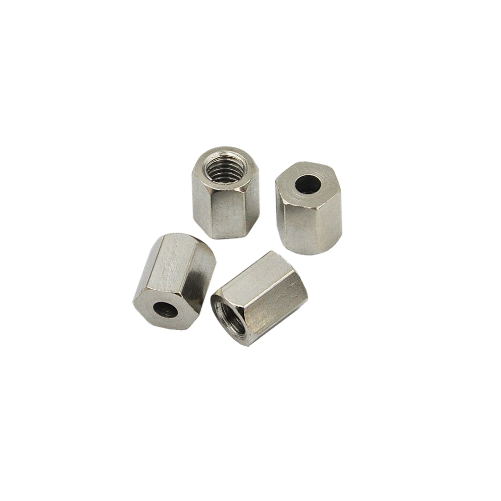 4pcs M3/M5 Internal Thread Welding Connector For Metal Boom Quick Connecter RC Hydraulic Excavator Stainless Steel Parts