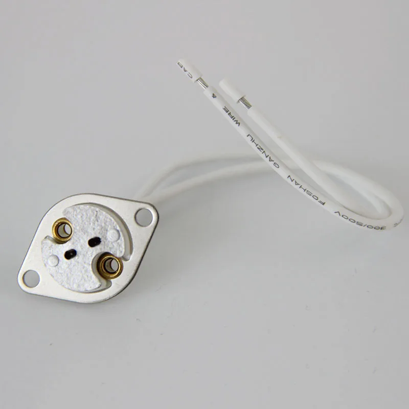 

50pcs LED Halogen Lamp Light Bulb Socket Holder Base MR16 MR11 G4 G5.3 Wire Length: about 15cm