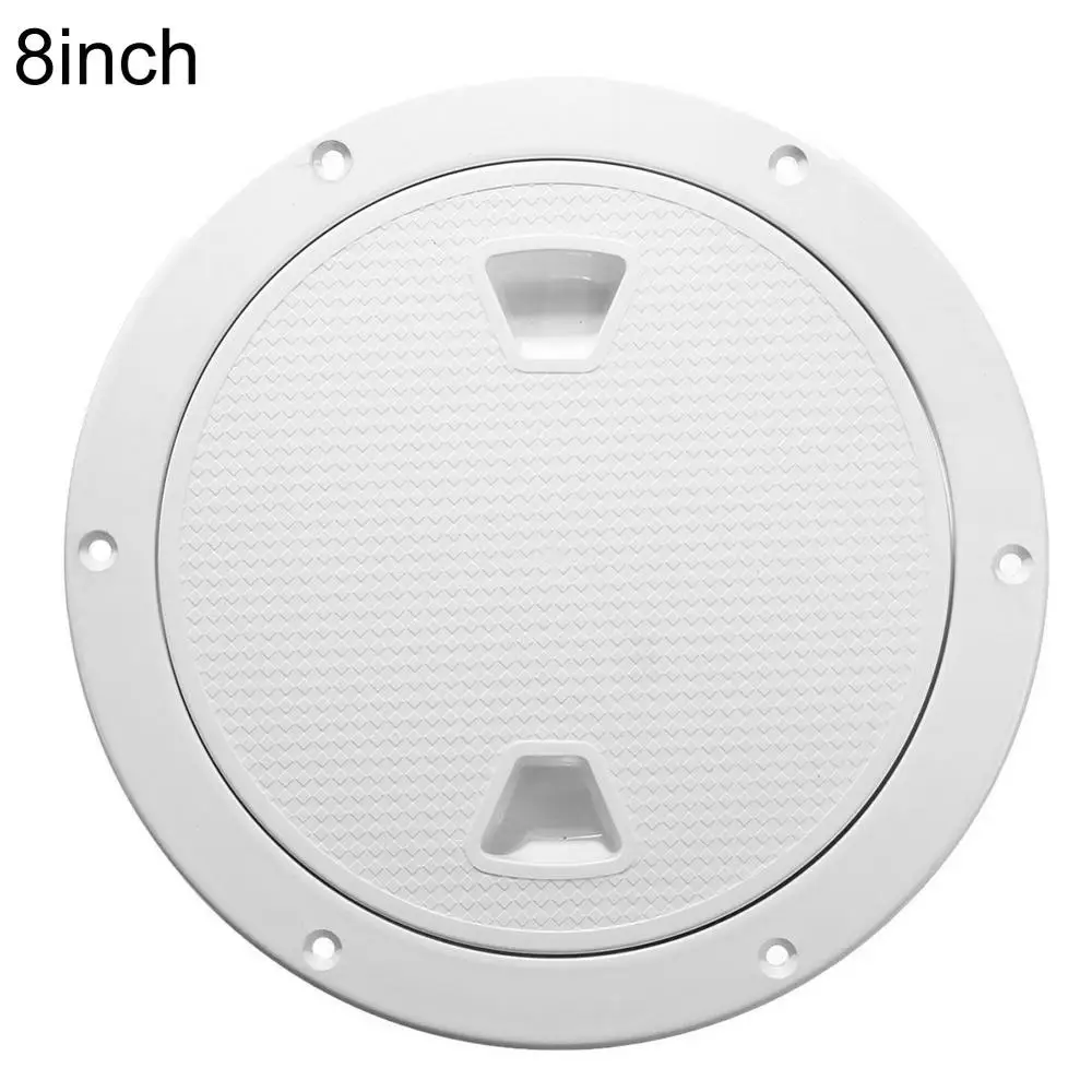 60% Dropshipping 4/6/8 Inch Round Cover Non Slip Deck Plate for Marine Boat Kayak Canoe