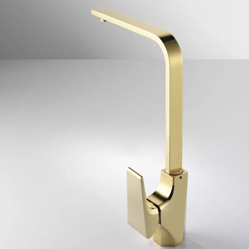 

Basin Sink Kitchen Faucet Bathroom Sink Faucets 360 Rotation Taps Deck Mounted WaterMxier Tap Gold and Rose Gold