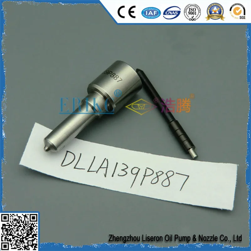 ERIKC DLLA139P887 Common Rail Spray Nozzle Set DLLA 139P 887( DLLA 139 P 887) For JOHN DEERE D7430 Engine 6068HL482