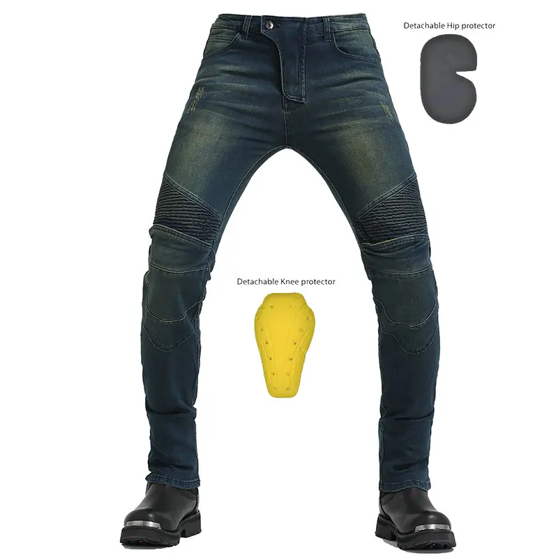 

Motorcycle Pants Pantaloni Uomo Trousers Motocross Pants Knee Pads Motociclista Pantalon Motocross Jeans Hombre Motor Broek