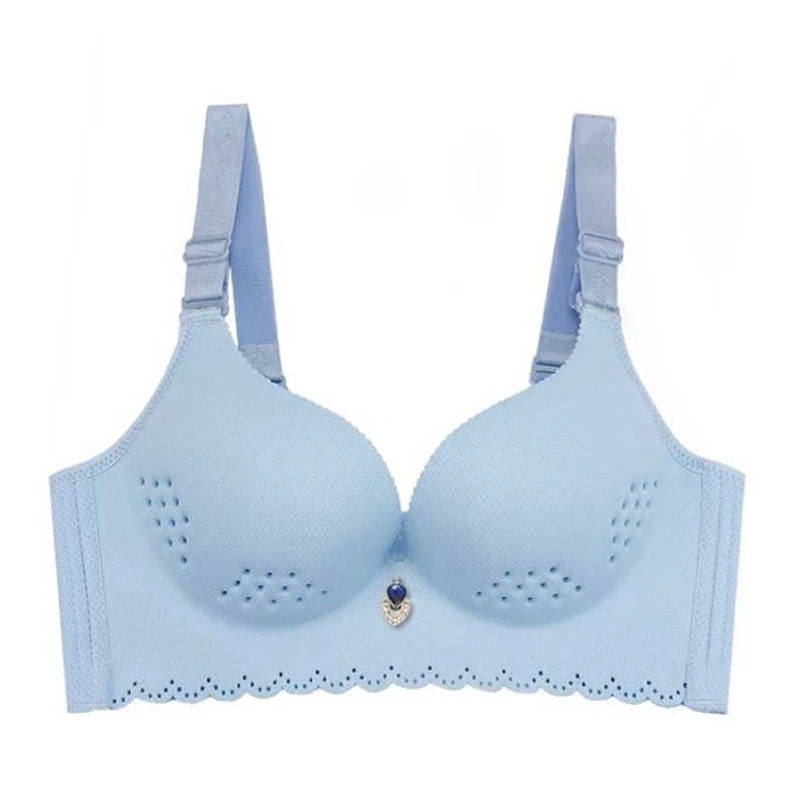 Comfort Breathable Seamless Bra Sexy Lingerie Plus Size Bralette Adjusted Wireless Push Up Bras For Women Underwear image 3