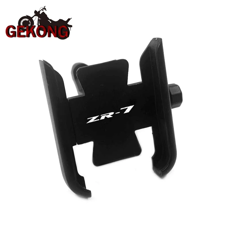 For Kawasaki ZR-7 ZR7 1999-2003 2002 2001 2000 Motorcycle CNC Aluminum Alloy Handle Bar Mobile Phone Bracket GPS Stand Holder